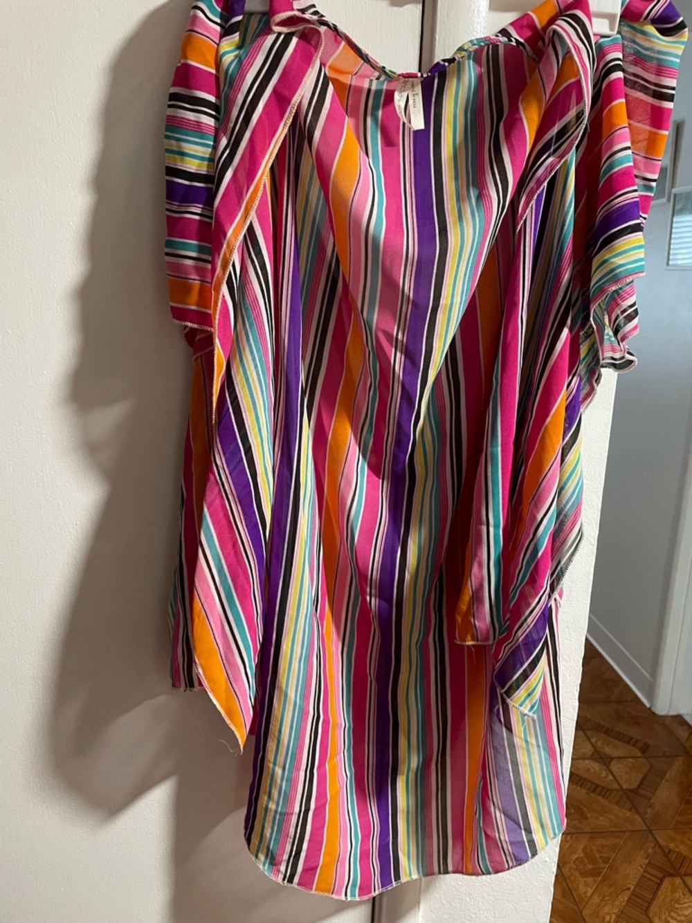 Bright Multicolor Striped shawl